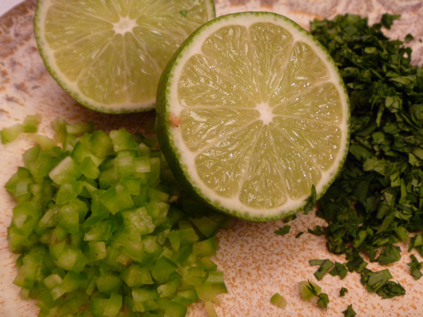 lime and cilantro
