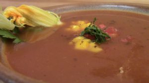 Watermelon gazpacho