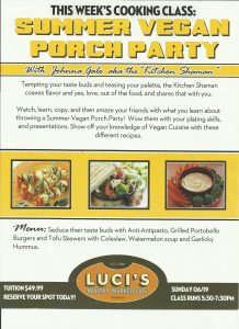 Summer Vegan Porch Party