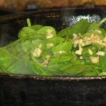 Sauteed Garlicky Spinach