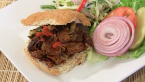 BBQ Seitan Burger