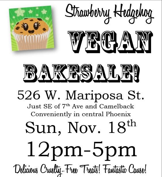 Vegan Bake Sale, Again!
