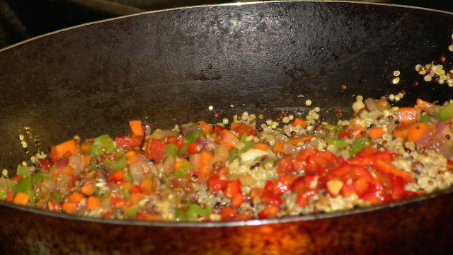 Cooking quinoa
