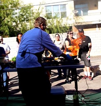 Food Demo in Phoenix by the Kitchen Shaman
