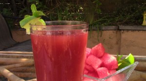 Agua fresca de sandia