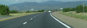 Heading into Santa Fe on a road trip.