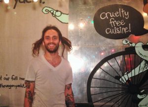 The Vegan Yacht in Austin, TX serves up a mean, big bite of fresh, organic dishes like the Freeto Pie and the Mock Wrap.