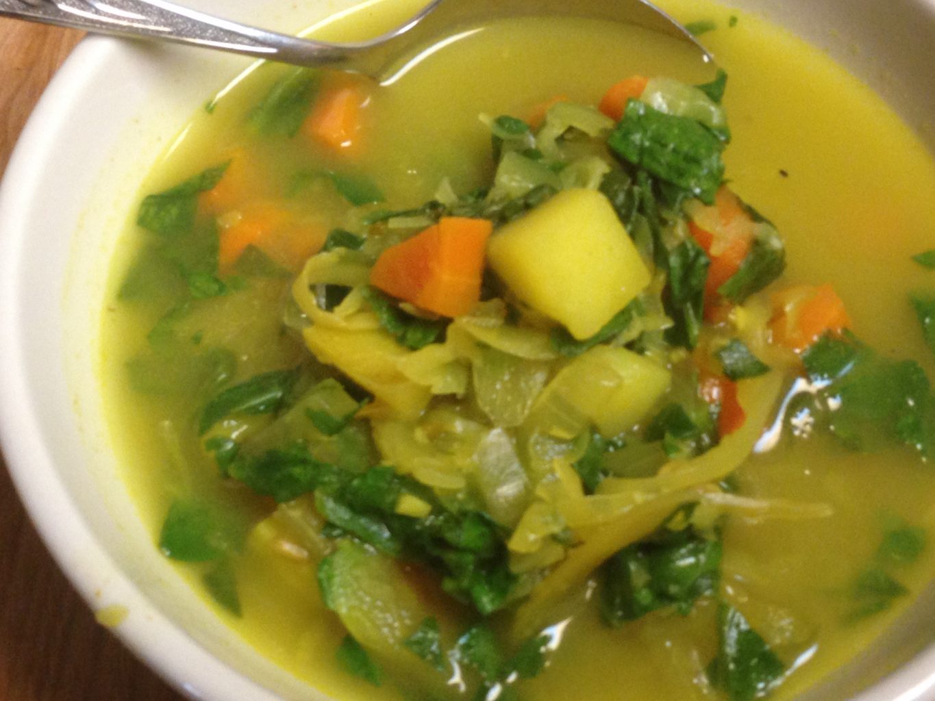 cabbage potato soup