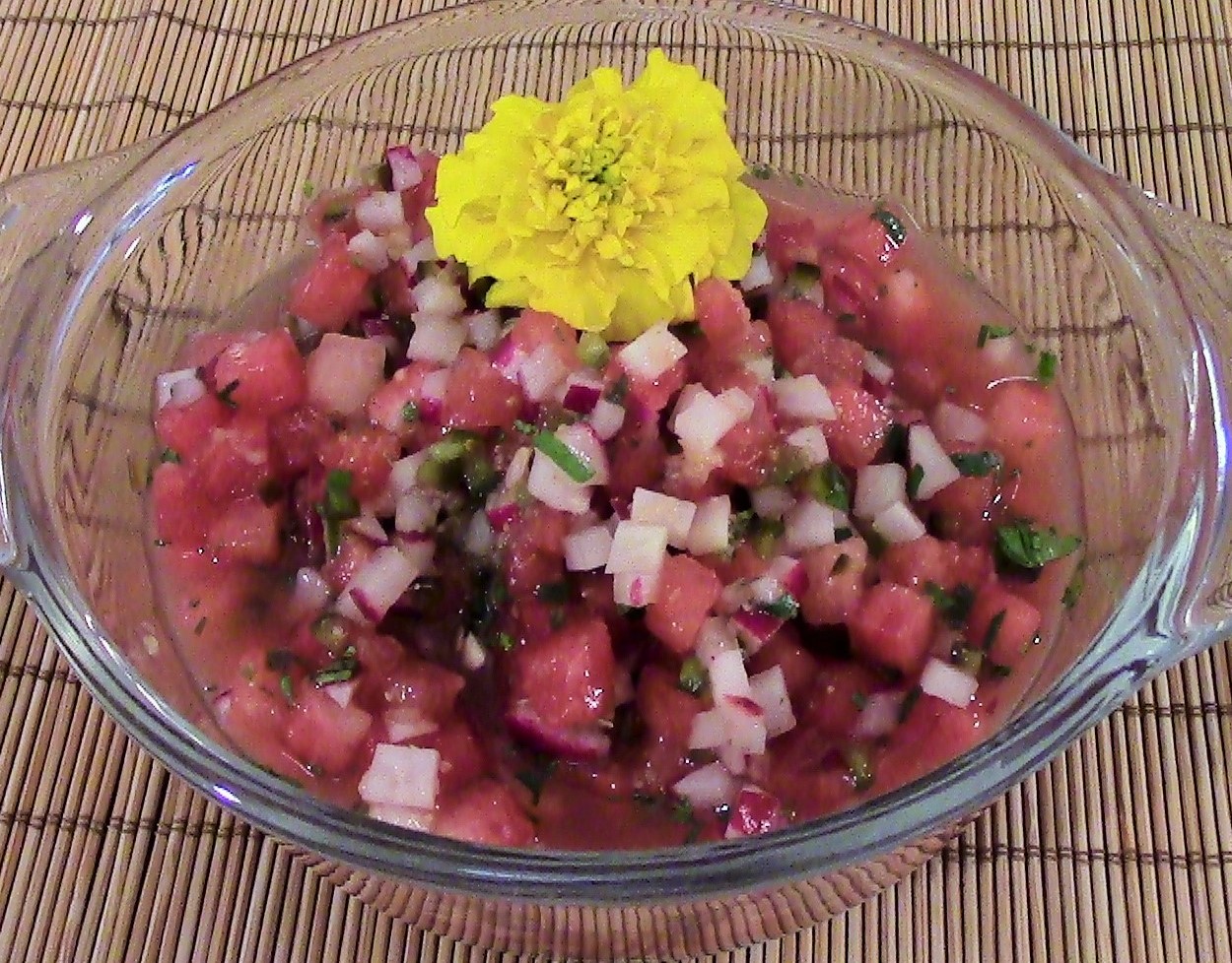 watermelon salsa fresca