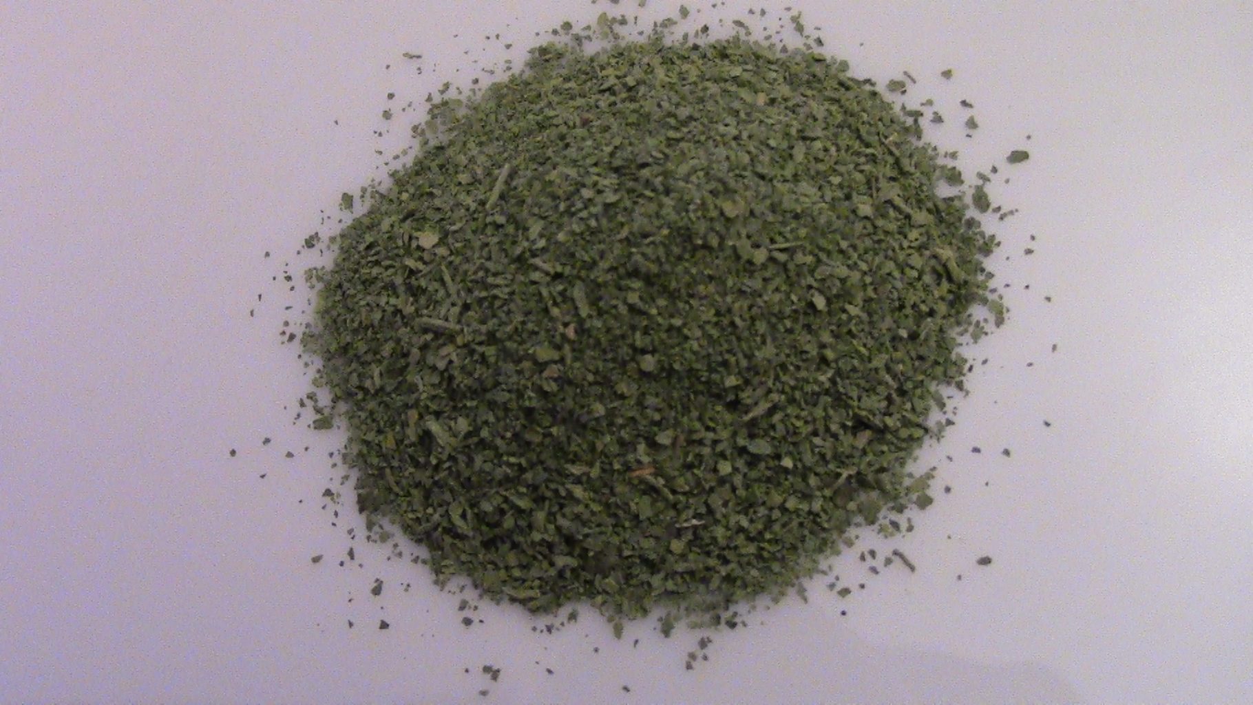 Epazote, dried and ground.