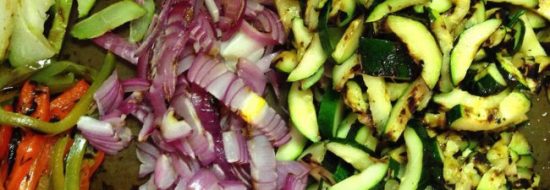 We're celebrating Eat all your veggies day with grilled veggie wraps.