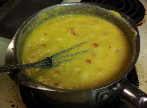 Cooking polenta