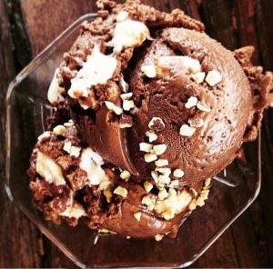 Vegan Rocky Road ice cream from Sweet Action