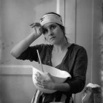 girlcooking_bw