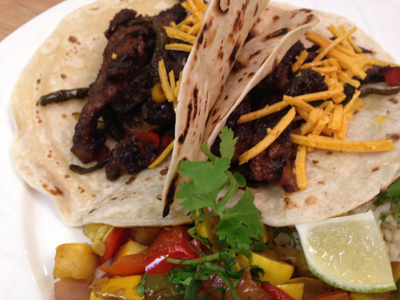 Portobella Steak Fajitas