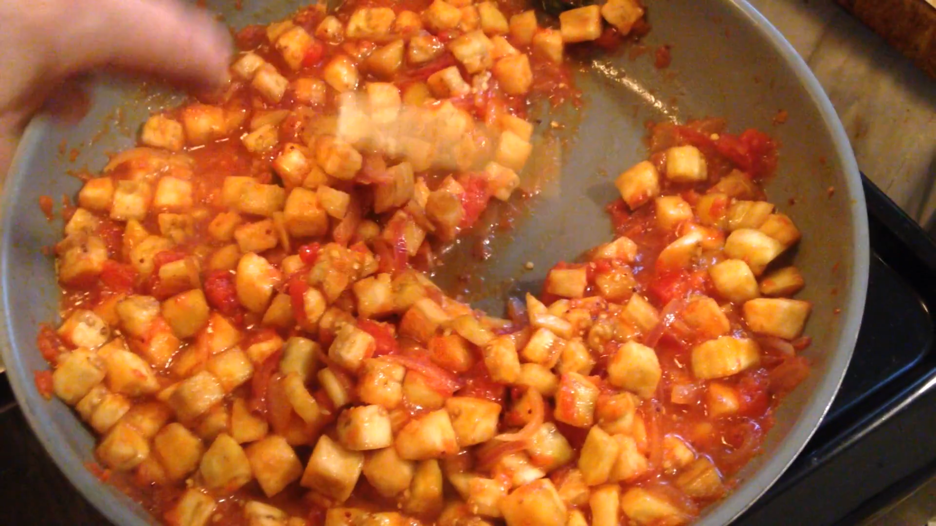 Cooking Vegan for Lent: Eggplant Stew